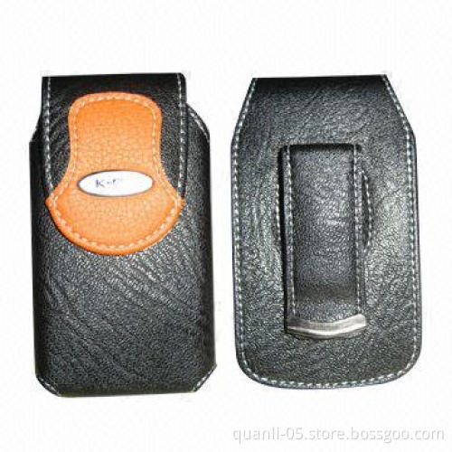 Fashionable Mobile Phone Case with Magnetic Button and Made of Leather/PU Material